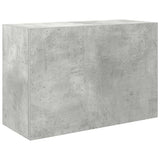 Vidaxl badkamerwandkast 60x25x40 cm bewerkt hout betongrijs