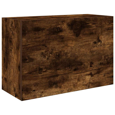 Vidaxl badkamerwandkast 60x25x40 cm bewerkt hout gerookt eikenkleurig