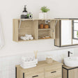 Vidaxl badkamerwandkast 80x25x40 cm bewerkt hout sonoma eikenkleurig