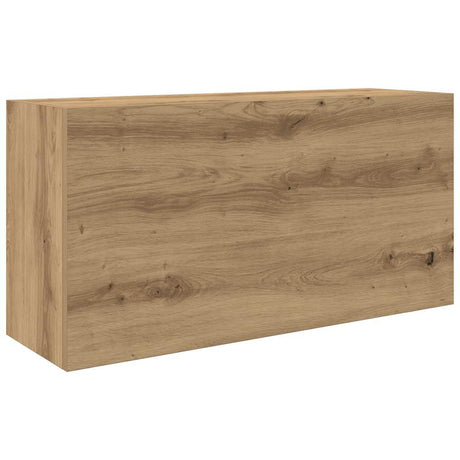 Vidaxl badkamerwandkast 80x25x40 cm bewerkt hout artisanaal eikenkleur