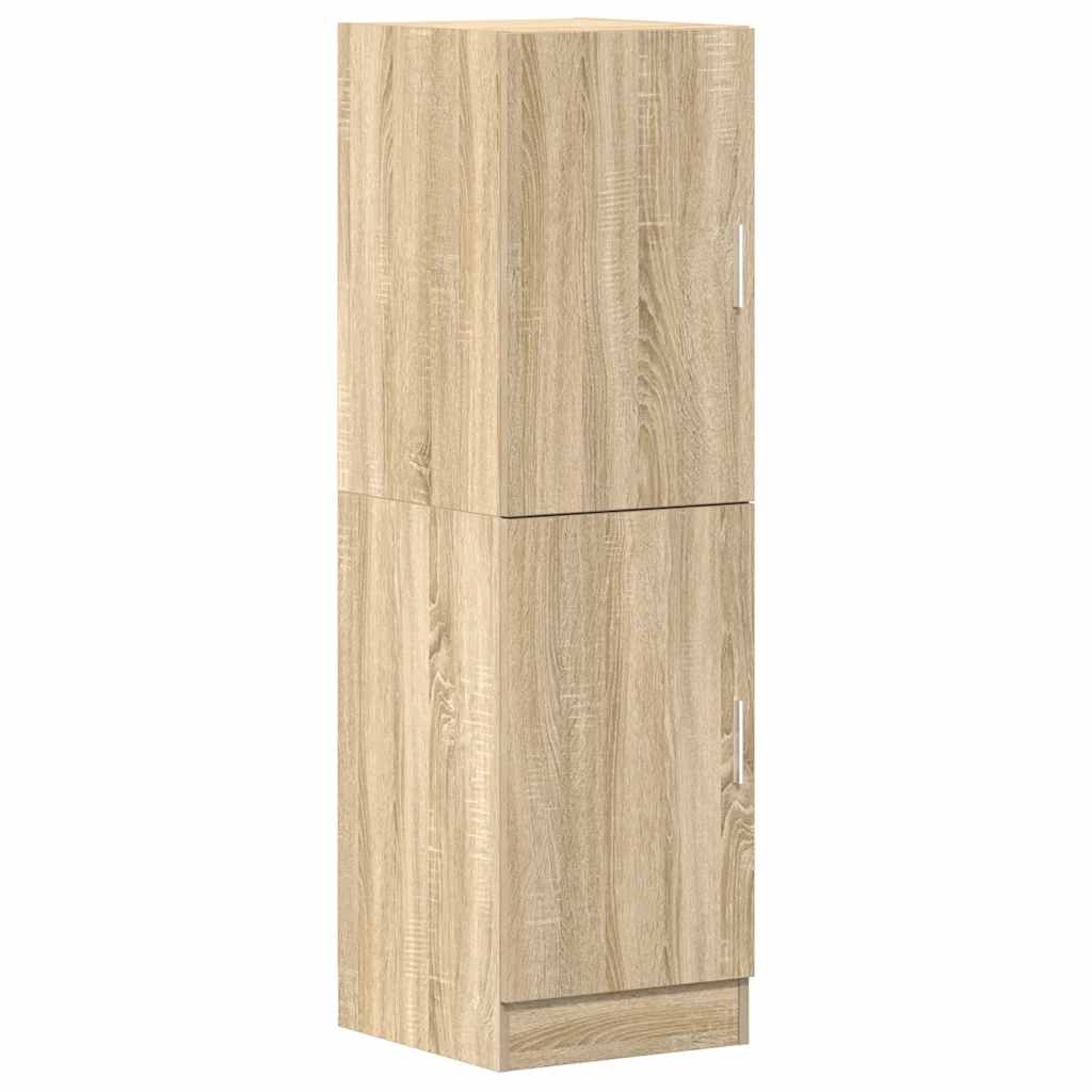 Vidaxl keukenkast 38x41,5x131,5 cm bewerkt hout sonoma eikenkleurig