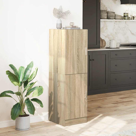 Vidaxl keukenkast 38x41,5x131,5 cm bewerkt hout sonoma eikenkleurig