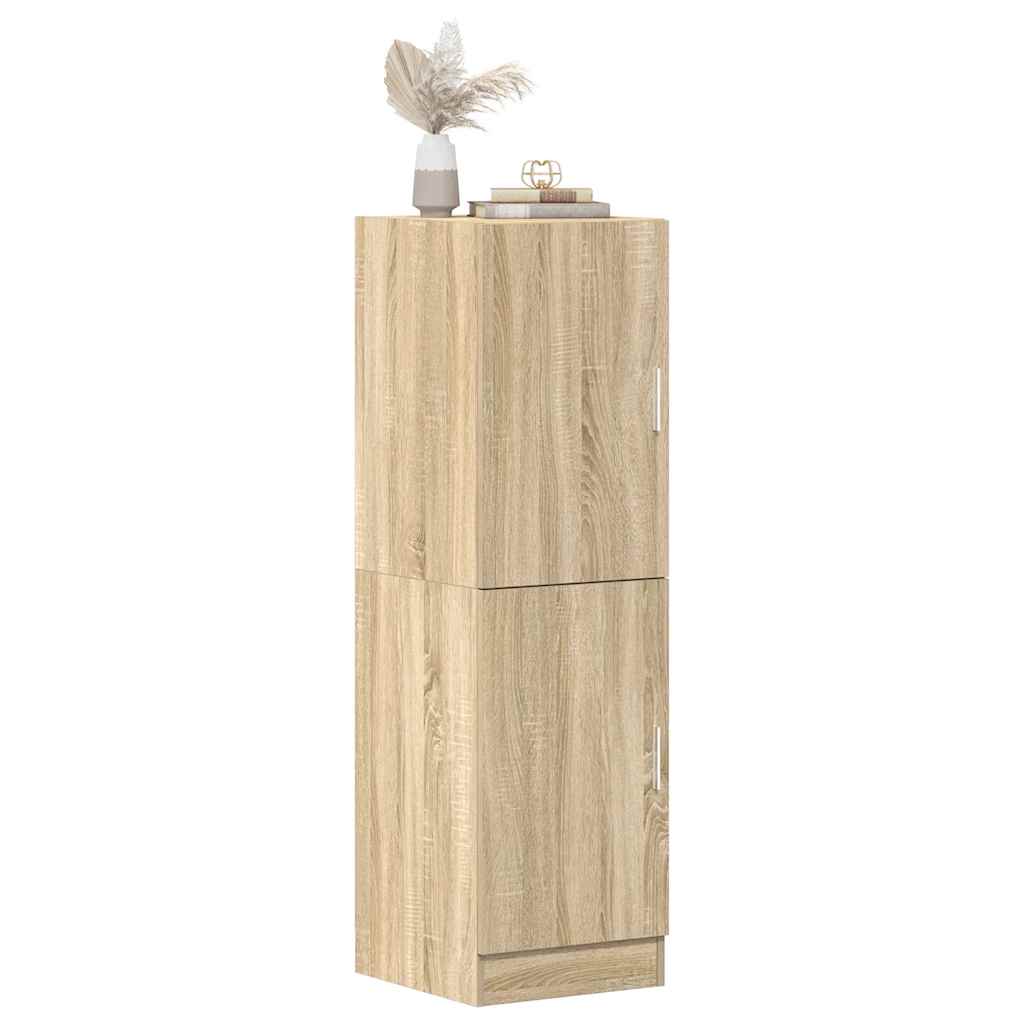 Vidaxl keukenkast 38x41,5x131,5 cm bewerkt hout sonoma eikenkleurig