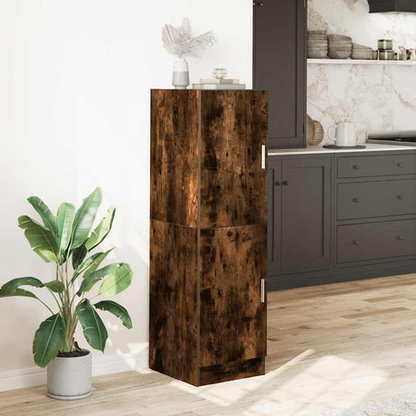 Vidaxl keukenkast 38x41,5x131,5 cm bewerkt hout gerookt eikenkleurig