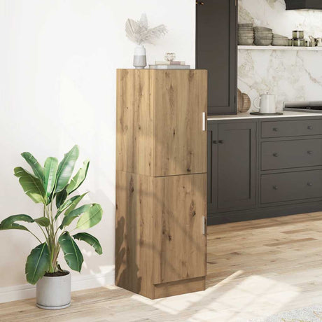 Vidaxl keukenkast 38x41,5x131,5 cm bewerkt hout artisanaal eiken