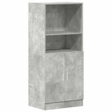 Vidaxl keukenkast 57x41,5x131,5 cm bewerkt hout betongrijs