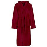 Vidaxl badjas kinn rood s katoen