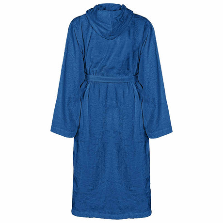 Vidaxl badjas kinn blauw xxl katoen