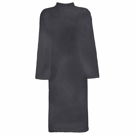 Vidaxl badjas kinn antraciet xxxl katoen
