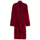 Vidaxl badjas kinn rood s katoen