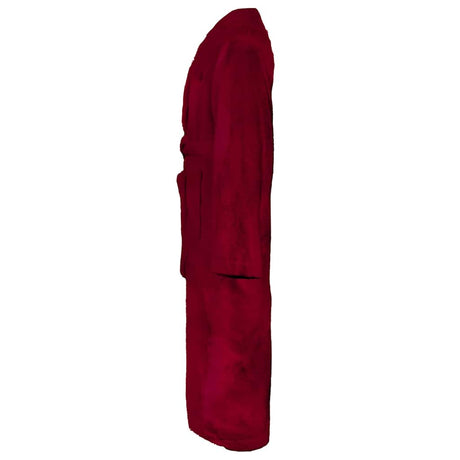 Vidaxl badjas kinn rood xxl katoen
