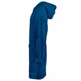 Vidaxl deken hoodie kinn marineblauw l katoen