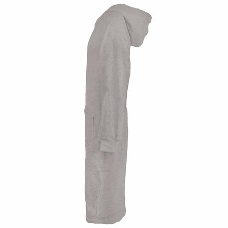 Vidaxl deken hoodie kinn grijs xl katoen