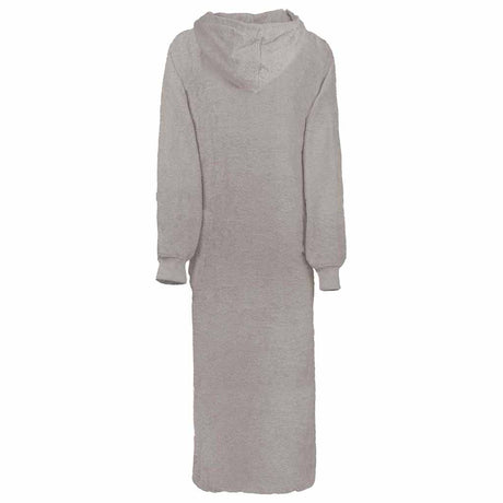 Vidaxl deken hoodie kinn grijs xxl katoen