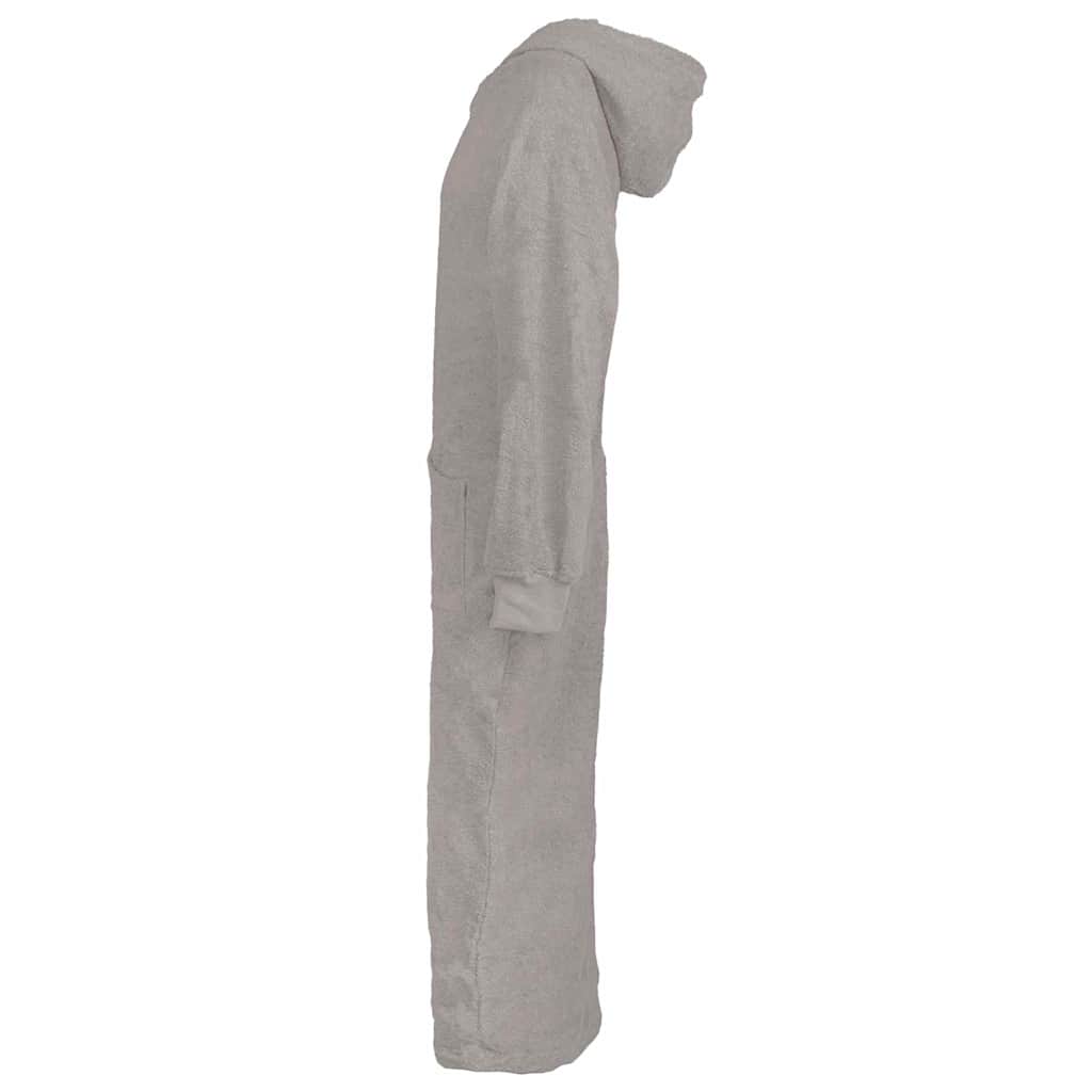 Vidaxl deken hoodie kinn grijs xxl katoen