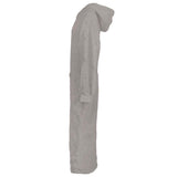 Vidaxl deken hoodie kinn grijs xxl katoen