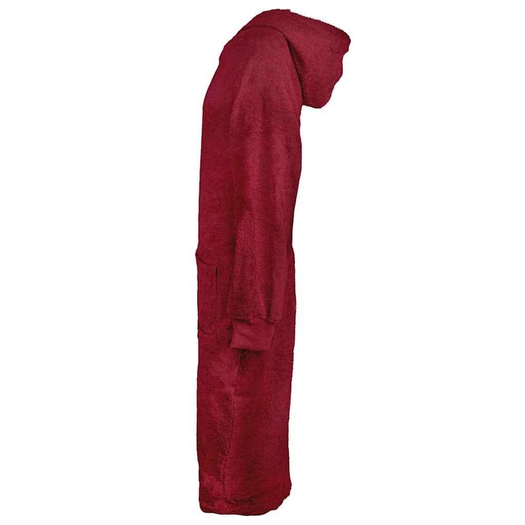 Vidaxl deken hoodie kinn rood xl katoen