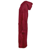 Vidaxl deken hoodie kinn rood xl katoen