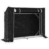 Vidaxx Kaminholzregal mit Regenschutz 151x40,5x110,5 cm Stahl