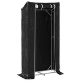 Vidaxx Kaminholzregal mit Regenschutz 100x40x200 cm verzinkter Stahl
