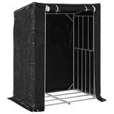 Vidaxx Kaminholzregal mit Regenschutz 150x100x200 cm verzinkter Stahl