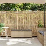 Vidaxl tuinbank met kussen 110x30x40,5 cm poly rattan beige