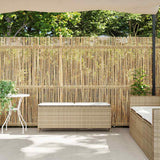 Vidaxl tuinbank met kussen 110x30x40,5 cm poly rattan beige