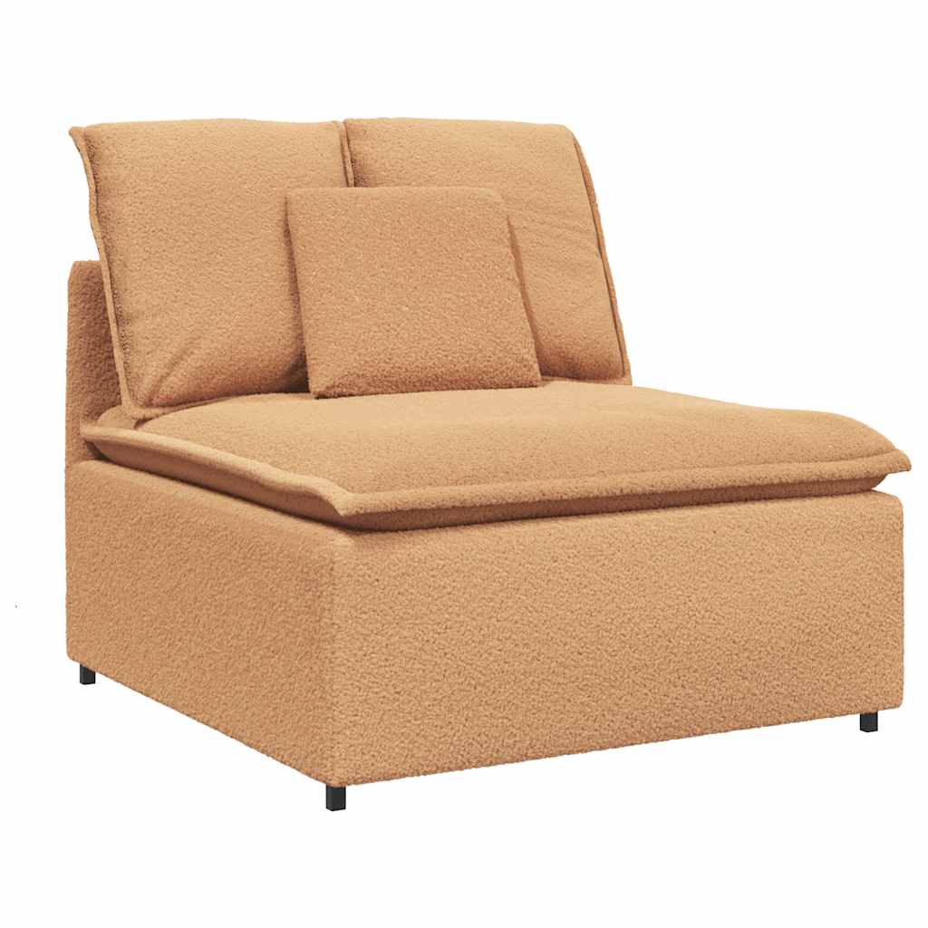 Vidaxl modulaire bank middenmodule met kussens 100 cm beige