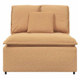 Vidaxl modulaire bank middenmodule met kussens 100 cm beige