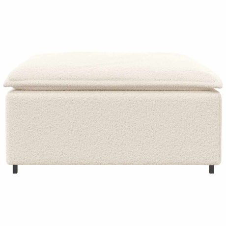 Vidaxl modulaire bank voetenbank module crème 100x100x48 cm