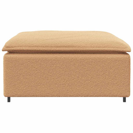 Vidaxl modulaire bank voetenbank module beige 100x100x48 cm