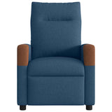 Vidaxl massagestoel verstelbaar stof blauw