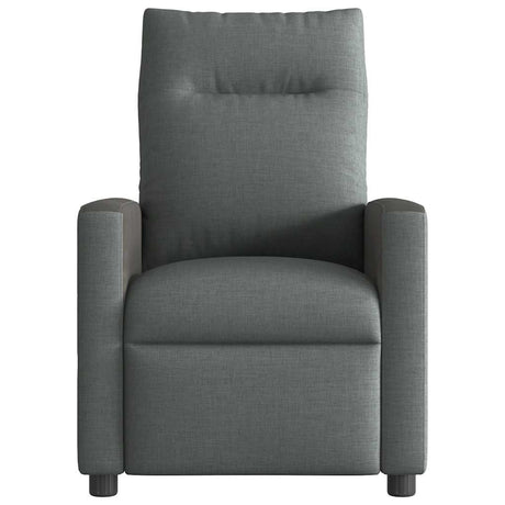 Vidaxl massagestoel donkergrijze stof