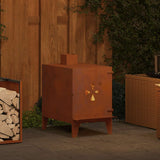 Vidaxx Campingkocher 35x50x60 cm Cortenstahl