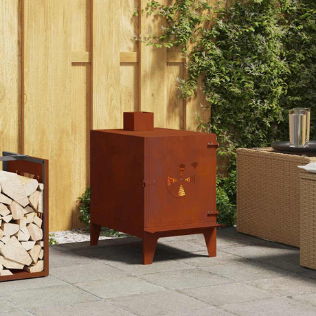 Vidaxx Campingkocher 35x50x60 cm Cortenstahl