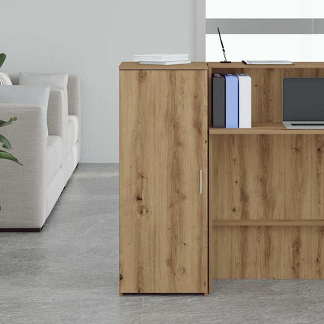 Vidaxl opbergkast 40x45x103,5 cm bewerkt hout artisanaal eikenkleur