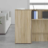 Vidaxl opbergkast 50x45x103,5 cm bewerkt hout sonoma eikenkleurig