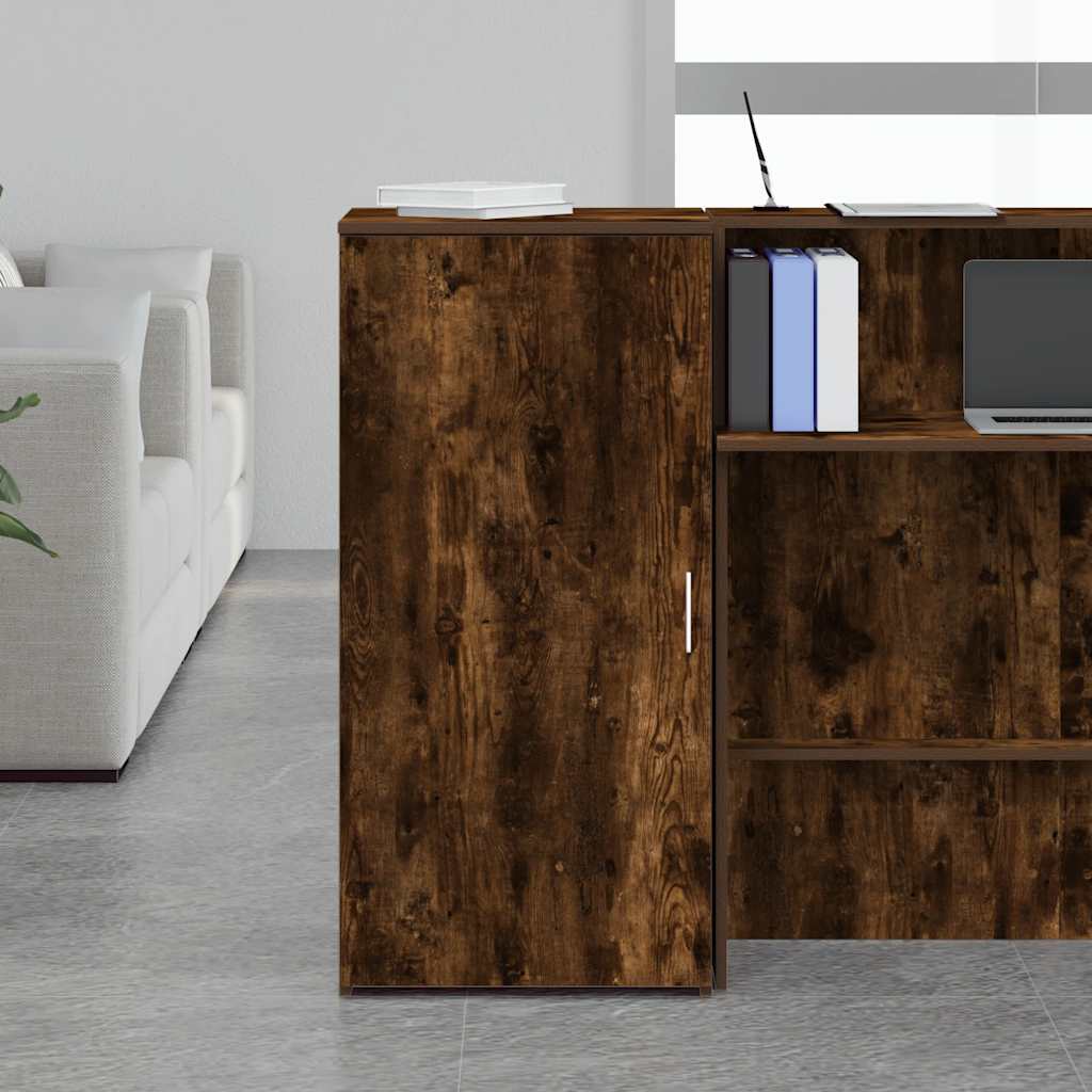 Vidaxl opbergkast 50x45x103,5 cm bewerkt hout gerookt eikenkleur