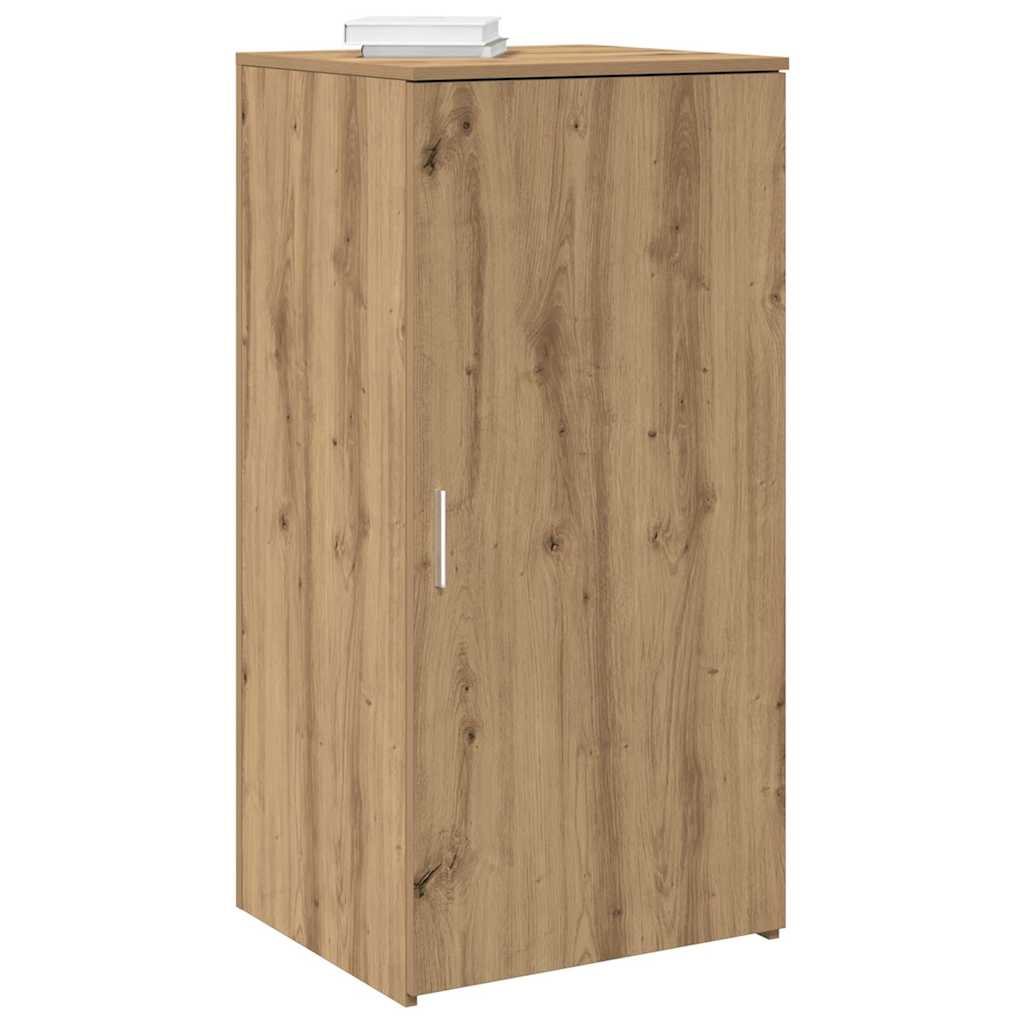 Vidaxl opbergkast 50x45x103,5 cm bewerkt hout artisanaal eikenkleur