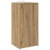 Vidaxl opbergkast 50x45x103,5 cm bewerkt hout artisanaal eikenkleur