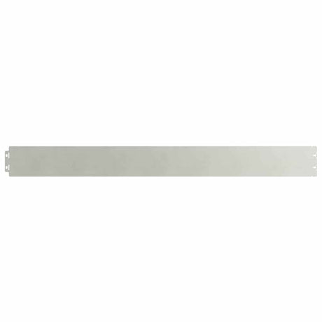 Vidaxl gazonrand 50 st 10 x 103 cm roestvrij staal zilver