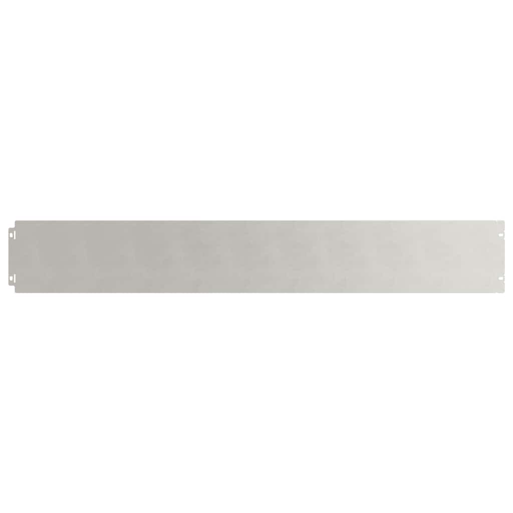 Vidaxl gazonranden 10 st 15x103 cm roestvrij staal