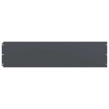 Vidaxl gazonranden 10 st 25x103 cm koudgewalst staal antraciet