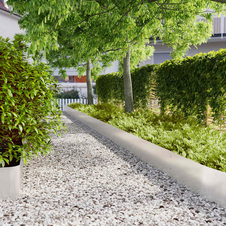 Vidaxl gazonranden 10 st 25x103 cm roestvrij staal