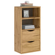 Vidaxl bijzetkast met lades 40x24x79 cm massief grenenhout