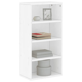 Vidaxl bijzetkast odda 40x24x79 cm massief grenenhout wit