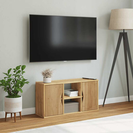 Vidaxl tv-meubel odda 79x24x40 cm massief grenenhout
