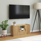 Vidaxl tv-meubel met lade odda 79x24x40 cm massief grenenhout
