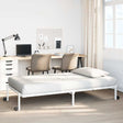 Vidaxl bedframe zonder matras opvouwbaar 90x190 cm staal wit