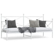 Vidaxl slaapbank zonder matras 90x200 cm staal wit